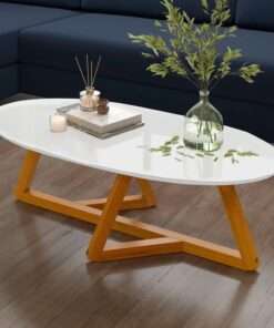 mesa centro classic blanco nature