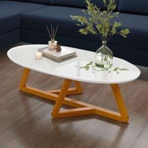 mesa centro classic blanco nature