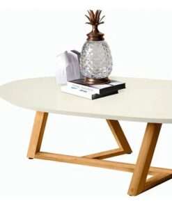 mesa centro classic off white nature - Imagen 4