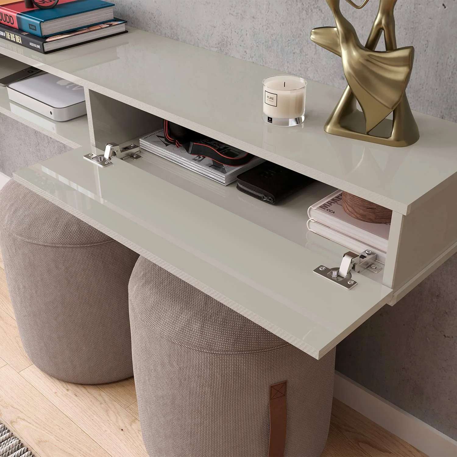 Gaveta o Nicho impacto 1.2 off white - Imagen 7