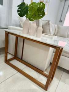 mesa lateral supreme blanco nature