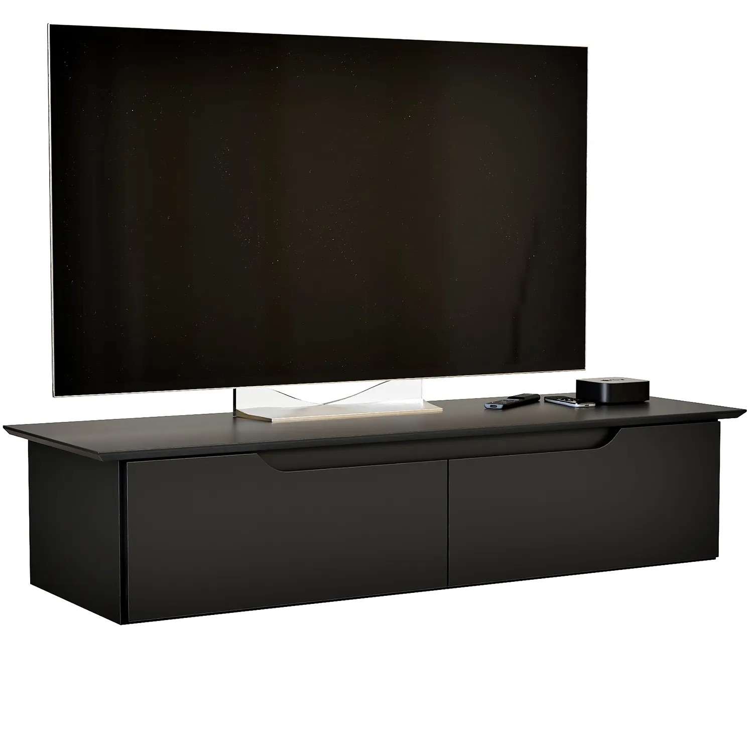 rack aparador suspenso negro - Imagen 3
