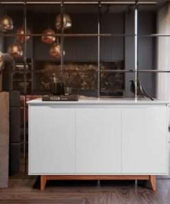 buffet 3 portas flow blanco - Imagen 7