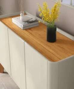 buffet flip 1.2 3p off white - cumaru - Imagen 3