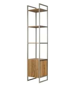 estante con puerta voss .40 freijo champagne