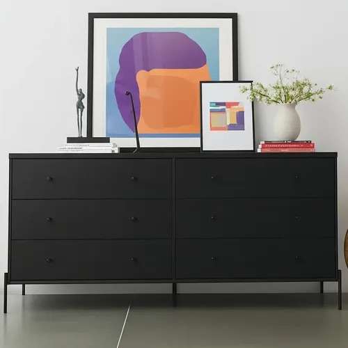 comoda jasper 1.82 negra - Imagen 4